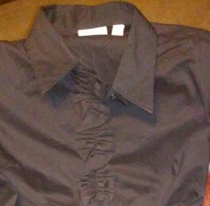 3/$15 6/$25 Black New York & Company SS Button up